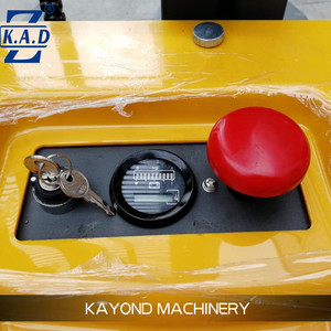 Apilador de carga eléctrico de alta calidad KAD, elevador de Walkie todoterreno de alta potencia, elevador popular para distribución, carretilla elevadora telescópica de mano - Product Image 5