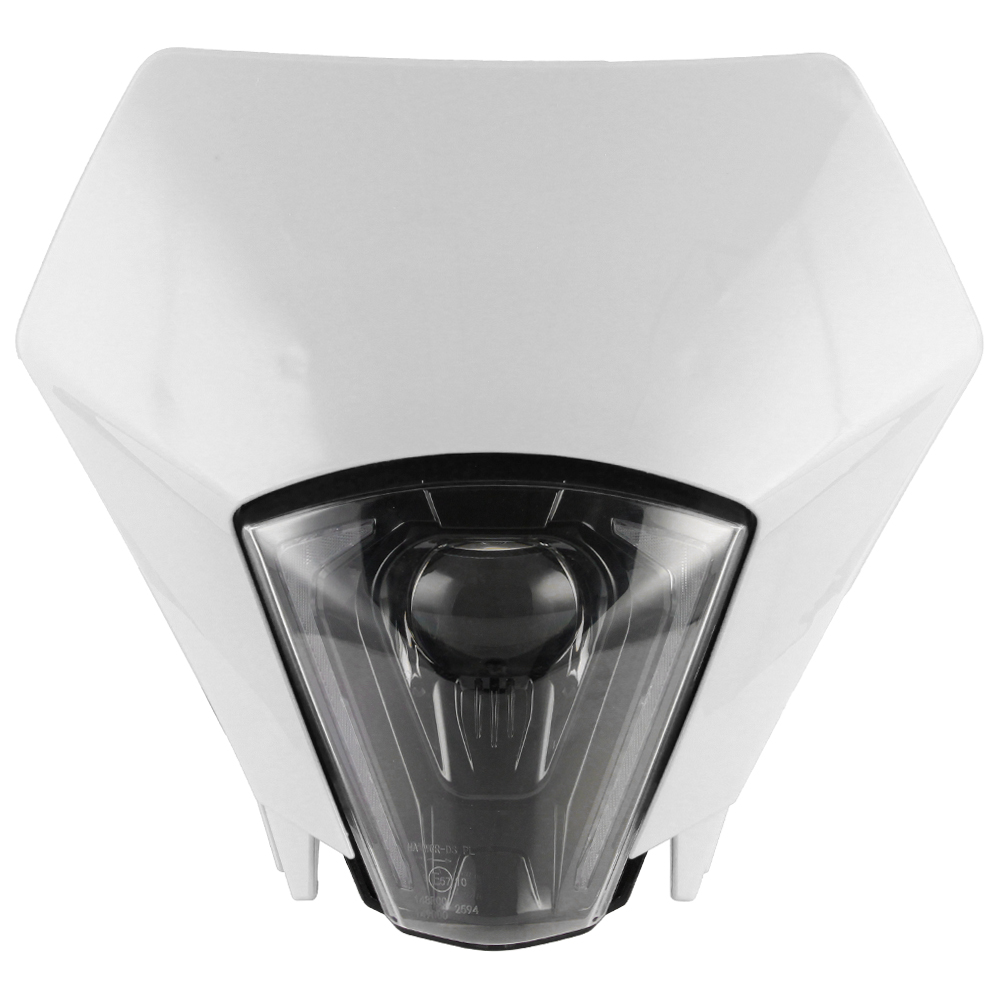 Luz blanca, cubierta blanca.