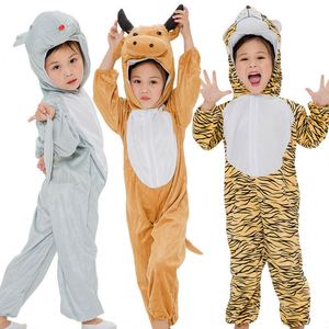Disfraces de Animales para Niños para Jardín de Infantes <span class=keywords><strong>Disfraz</strong></span> de Dinosaurio Cerdito Rana Conejo Tigre Rata Vaca para Actuación - Product Image 3