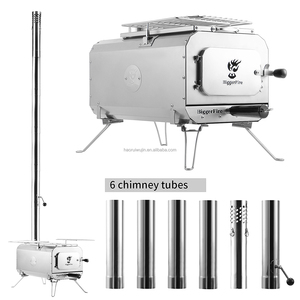 Wholesale Stainless Steel <strong>Camp</strong> Tent with Portable Wood Burning <strong>Stove</strong> for Camping - Product Image 1
