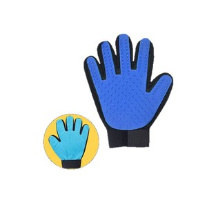 Gants de toilettage pour animaux de compagnie double face en silicone, brosse pour enlever les poils de chat, pour le nettoyage des chats et des meubles - Product Image 2