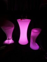 Table lumineuse à Led bureau, Table pour bar, Cocktail
