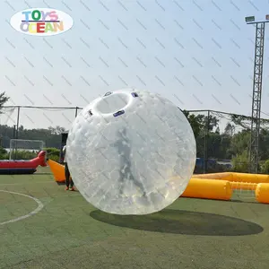 ลูกบอลพองผจญภัยพองกันชนบับเบิ้ลลูกกลิ้งน้ํา Zorb Ball สําหรับกระเป๋ามนุษย์ที่กําหนดเองของเล่นเป่าลม Unisex