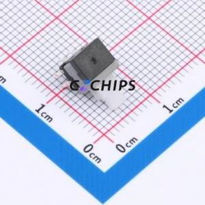 HX PS5.8x5.8-6P CC Push Button Switch Through hole-6P,5.8x5.8mm Switch Self-Locking Square Button Right Angle Insert 100mA - Product Image 2