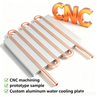 Plaque de refroidissement liquide anti-fuite haute efficacité en aluminium usiné CNC pour dissipation thermique du processeur de serveur