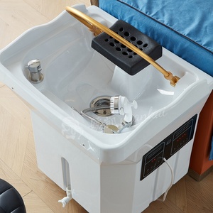 <span class=keywords><strong>Bac</strong></span> à shampoing mobile pour salon de beauté, sans plomberie, avec réservoir d'eau, amovible et portable, pour spa capillaire, disponible depuis l'entrepôt UE - Product Image 6