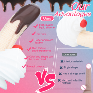 Jouets sexuels pour adultes en gros : Dildo en silicone souple en forme de <span class=keywords><strong>banane</strong></span> pour stimulation du point G féminin - Product Image 4