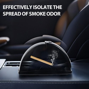 Nouveau mini cendrier de <span class=keywords><strong>voiture</strong></span> portable en ABS, coupe-vent, avec couvercle <span class=keywords><strong>coulissant</strong></span>, cendrier poubelle - Product Image 4