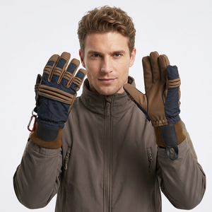 JNA GROUP Leather Safety <b>Gloves</b> Safety Cuff <b>Knit</b> Wrist Smooth Fingers Anti-Slip Abrasion Resistant Fire Fighting Heat Resistant - Product Image 5