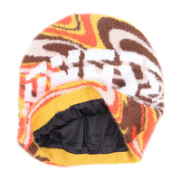 Bonnet en acrylique brodé en jacquard, bonnet chaud d'hiver, bonnet design à la mode, bonnet chaud d'automne et d'hiver, vente en gros
