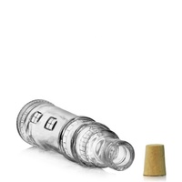 Bouteille en verre transparent de 100 ml, LIGHTHOUSE