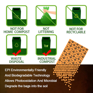 Bolsas de excremento biodegradables compostables ecológicas de almidón de maíz para perros y gatos biodegradables al por mayor personalizadas para excrementos de mascotas - Product Image 4