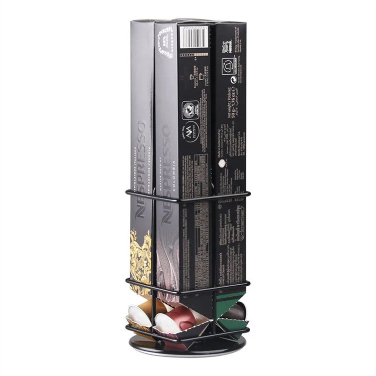 Nespresso 4 box coffee stand black