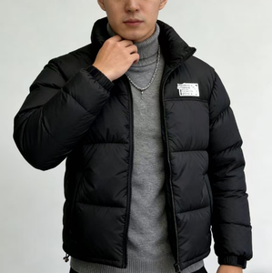 Chaqueta para Hombre, Modelo <span class=keywords><strong>North</strong></span> City, Ligera, con Capucha, Plumón, Tallas Grandes, Forro Polar, Superficie Lisa - Product Image 4