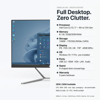 Oferta Especial: PC Todo en Uno de 21.5 y 23.8 Pulgadas con Intel Core I3 I5 para Educación, Aulas Escolares y Enseñanza