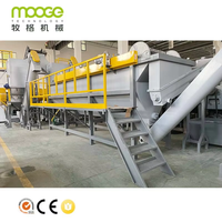 Ligne de lavage de bouteilles en PET de haute qualité, ligne de recyclage de plastique pour l'industrie des fibres, flocons de bouteilles en plastique