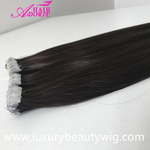 <span class=keywords><strong>M</strong></span> Qualité Double Dessiné Cheveux Humains invisibles Bande En Extension Longue Coiffure Bande Extensions De Cheveux Prêt À Expédier - Product Image 4