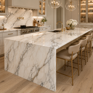 Losa de piedra sinterizada con aspecto de mármol rosa ahumado, baldosa de porcelana con aspecto de mármol pulido de 1600 x 3200 x 12 mm para pared - Product Image 6