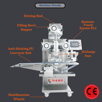 Machine de remplissage entièrement automatique et écologique, machine de moulage de gâteaux de lune Flow Core, machine à plateaux haute vitesse pour usage domestique.