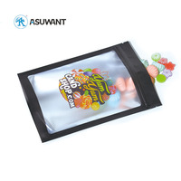 Sac d'emballage alimentaire avec impression numérique de logo personnalisé Pochette debout à fermeture éclair en plastique feuille d'aluminium Sac en mylar 35g pour bonbons biscuits collation