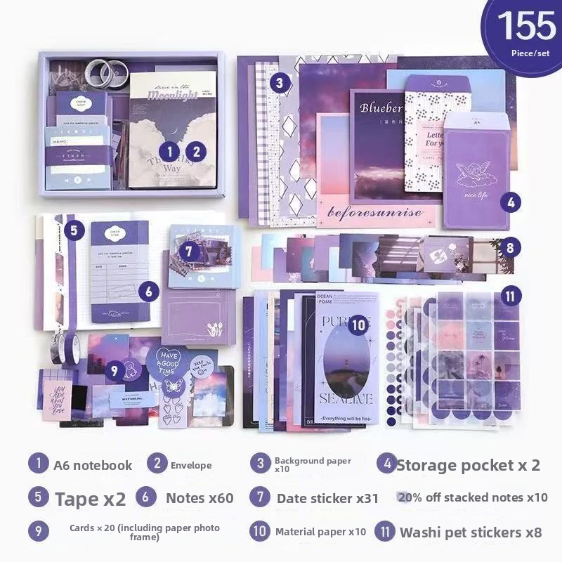15 Lettre du violet clair de lune