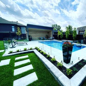 Clips <span class=keywords><strong>de</strong></span> fixation en acier inoxydable pour main courante d'escalier carrée, balustrade <span class=keywords><strong>de</strong></span> balcon, clôture <span class=keywords><strong>de</strong></span> piscine, garde-corps en verre - Product Image 4