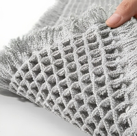 Factory Direct Sale Polyester Waffle Bath Mat Non-slip Bathroom Rug for Home Hotel Use