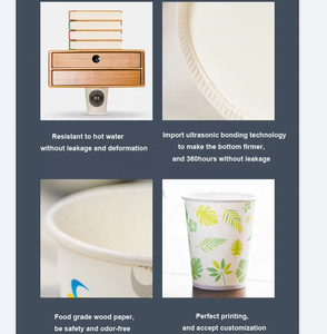 Tazza di carta <span class=keywords><strong>personalizzata</strong></span> per bevande calde personalizzate <span class=keywords><strong>con</strong></span> <span class=keywords><strong>stampa</strong></span> logo di Design <span class=keywords><strong>con</strong></span> marchio personalizzato stampato <span class=keywords><strong>tazze</strong></span> da caffè in carta - Product Image 5