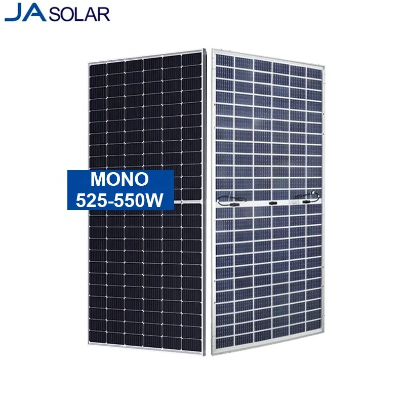 जावेद उच्च गुणवत्ता पी. वी. सौर पैनलों Solares 550 वाट Bifacial 144 सेल आधा सेल सौर पैनल