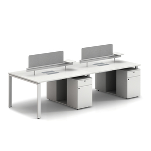 Poste de travail Mobilier de bureau Prix Personnel de bureau pour 2 personnes Mobilier de bureau - Product Image 2