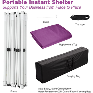 OEM Kustom Kanopi Pop Up Luar Ruangan 10X20 Kaki <span class=keywords><strong>Tenda</strong></span> Pesta Pernikahan Kanopi Lipat Tertutup - Product Image 6