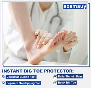 Correcteur d'Hallux Valgus en Gel de Silicone Réglable Séparateur d'Orteils Attelle Redresseur Orthopédique Soulagement de la Douleur Soins des Pieds - Product Image 2
