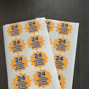 Custom Promotional Giveaway Stickers, Matte Film Self-Adhesive Vinyl <b>Labels</b>, Durable <b>Waterproof</b> Tags for Retail Marketing & Bran - Product Image 2
