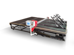 Machine de découpe automatique de verre CNC Eworld, construction en acier motorisée, table de rupture indépendante, haute précision, personnalisable 3-19 mm - Product Image 1