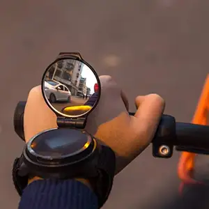 Retrovisor para ciclismo ajustável, espelho giratório para bicicleta de estrada de montanha, espelho retrovisor seguro