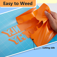 Film vinyle de transfert de chaleur en PVC mat à haute flexibilité lettres à repasser Vinil pour Jersey vêtements de sport Film de papier de transfert de qualité supérieure