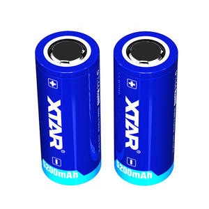 Batterie <span class=keywords><strong>XTAR</strong></span> au lithium <span class=keywords><strong>26650</strong></span> à bouton supérieur, 3,7 V 5200 mAh Li-ion INR rechargeable, vente en gros du fabricant avec logo OEM - Product Image 5