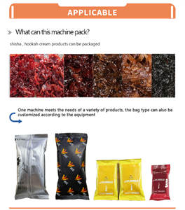 100% ニコチンフリーUrthTree Tanyaハーバルフカフレーバー多機能<span class=keywords><strong>Shisha</strong></span> Charcoalsパッキングマシン - Product Image 2