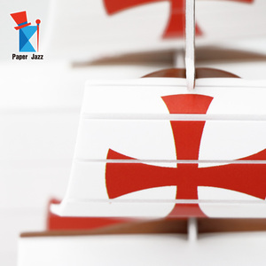 Kit Fai-da-Te per Creare Facilmente Giocattoli di Carta, Puzzle 3D di Navi, <span class=keywords><strong>Giochi</strong></span> di Puzzle in Carta - Product Image 3