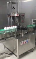 Máquina automática de tapado de tapas de aluminio a prueba de botellas de vidrio, máquina de sellado de tapas de aluminio