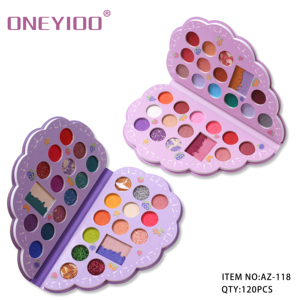 Palet onejioo <span class=keywords><strong>28</strong></span> warna multiwarna Matte selesai mutiara bentuk hati kartun <span class=keywords><strong>Eyeshadow</strong></span> piring sombras para ojos - Product Image 3