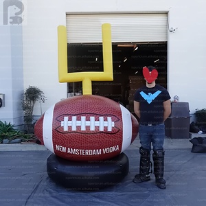 Balón <span class=keywords><strong>de</strong></span> Rugby Inflable Gigante <span class=keywords><strong>de</strong></span> 6 pies con Logotipo Personalizado, con Portería, Set Deportivo para Club <span class=keywords><strong>de</strong></span> Rugby/Evento Deportivo en Estadio/Expo <span class=keywords><strong>de</strong></span> Marca - Product Image 1