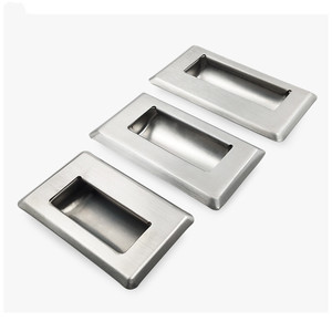 Stainless Steel Concealed Handle 50 Mm Minimalist Design For Storage And Closet Durable Furniture <b>Hardware</b> - Product Image 3