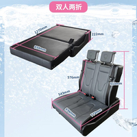 Ceinture de sécurité de luxe en cuir Nappa imperméable personnalisée LXRV pour lit convertible de camping-car, Isofix simple, durable et sécurisée