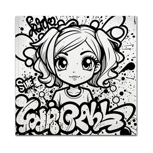 Nhân vật graffiti cuốn sách tô màu thiết kế nghệ thuật đa dạng cuốn sách tô màu cho mọi lứa tuổi - Product Image 5