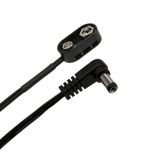 Кабель питания для гитарных педалей, с разъемом для батареи 9В на угловой штекер DC - Product Image 3