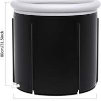 Baignoire gonflable portable de luxe autoportante pour adultes, utilisable à l'extérieur, en PVC durable, taille et couleur personnalisables
