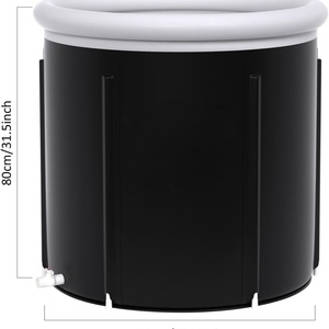 Free Standing SPA Portable Folding <b>Inflatable</b> Ice Hot <b>Bath</b> Tub for Adults PVC <b>Inflatable</b> <b>BATH</b> TUB Durable Cold Plunges - Product Image 2