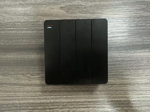 16A PC chuyển đổi ánh sáng điện anh tiêu chuẩn nhà máy ODM/OEM blalck chải lớn đẩy Bảng điều chỉnh 4 gang <span class=keywords><strong>1</strong></span>/2 cách tường chuyển đổi 86*86 Mét - Product Image 4