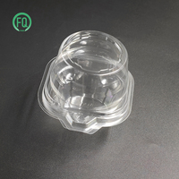 Boîtes individuelles transparentes pour gâteaux mousse, fabricant de boîtes d'emballage en plastique pour cupcakes, contenants transparents pour cupcakes